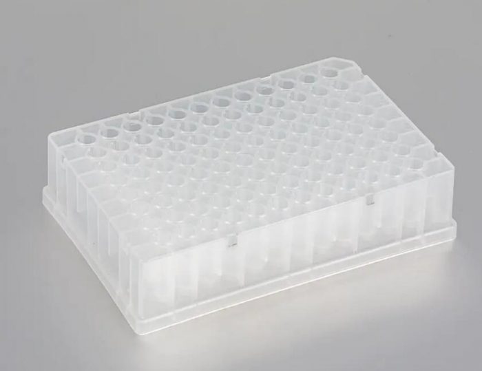 Plastic lab supplies 96 deep well plates with 1.3ml volume