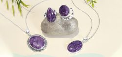 Latest Natural Charoite Jewelry Collection at wholesale price