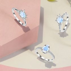 Precious Moonstone Gemstone Ring