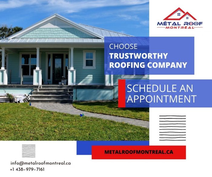 We are the best Steel Roofing Installation Montreal servicing provider