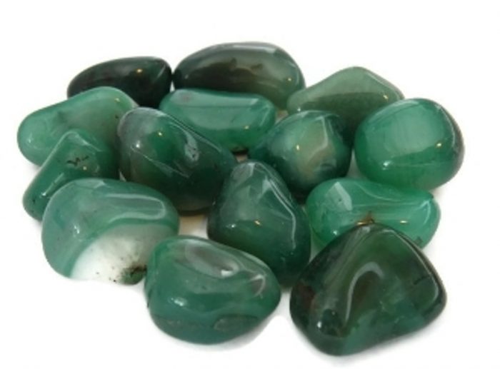 Lab created Green Agate Gemstone