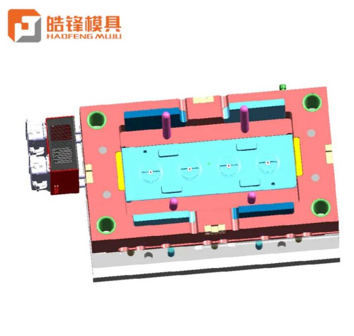 Open Hot Runner Lamp Body Injection Mould