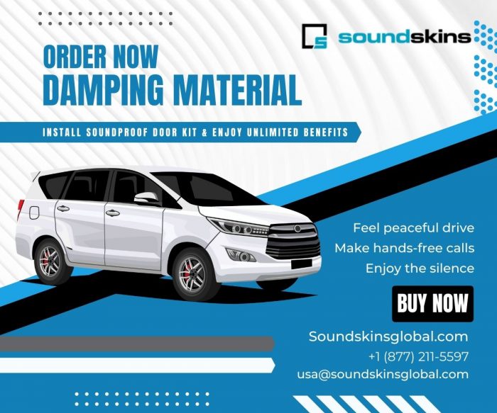 The Door Damping Kit is the best sound dampening material for your vehicle