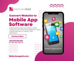 With WebViewGold Convert Web App To Mobile App in just a few seconds