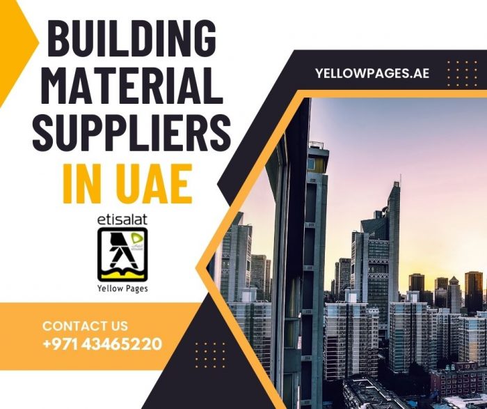 Top Listed Building Material Suppliers and Dealers in UAE.