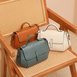 Regina Leather Shell Small Square Bag Genuine leather handbags under $100