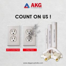 AKG Group PVC Conduit Pipes and Fittings