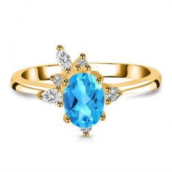 Sterling Silver Swiss Blue Topaz Ring Collection at Sagacia Jewelry
