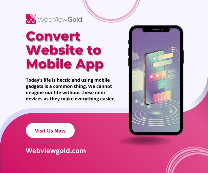 Make Website Into App and provide amazing features