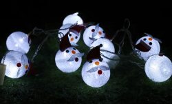 LED BATTERY HOLIDAY LIGHTS WITH STANTA BEAR