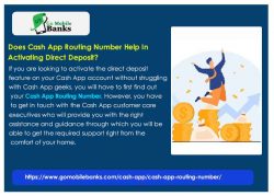 Does Cash App Routing Number Help In Activating Direct Deposit?