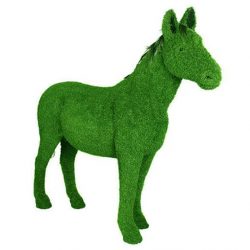 Artificial Grass Horse Sculpture