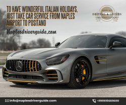 Car Service from Naples to Positano with professional drivers