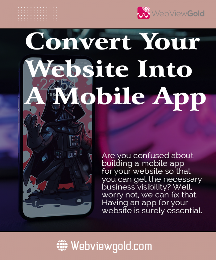 Make Website Into App and provide amazing features