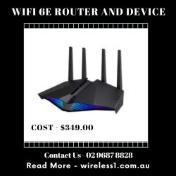Wifi 6E Router and device