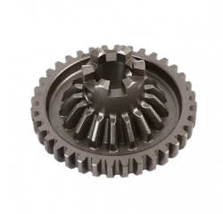 Engineering vehicle outrigger bevel gear