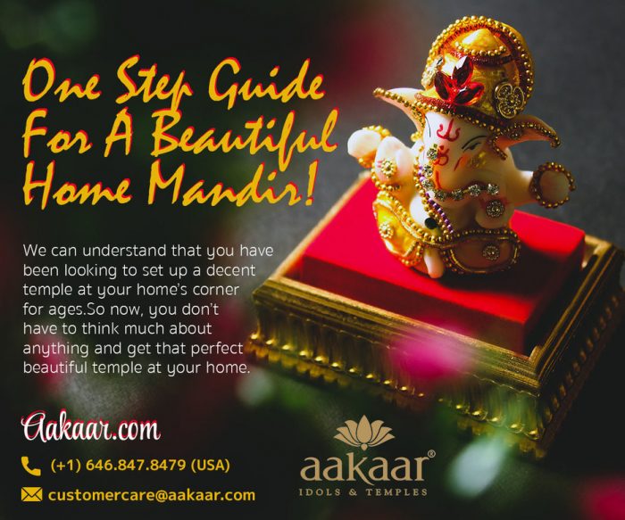 Beautify your space Pooja Mandir For Home