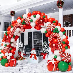 Christmas Decorations With Balloons |Christmas Theme Balloon