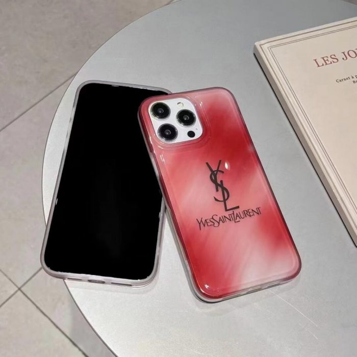 Yves Saint Laurent Iphone 14 pro Max Case Brand Parody Ysl Translucent Soft Cover Iphone13/13pro ...