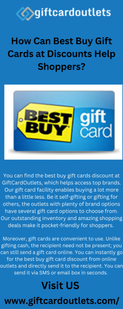: How Can Best Buy Gift Cards at Discounts Help Shoppers?