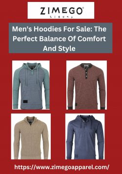 Men’s Hoodies For Sale: The Perfect Balance Of Comfort And Style