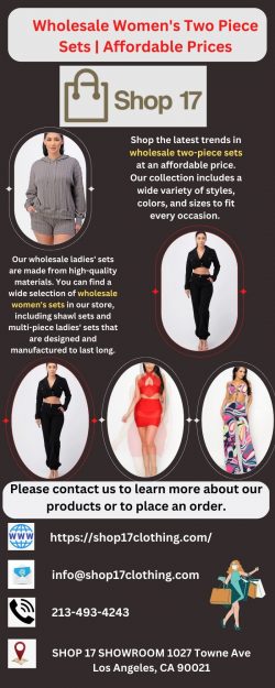 Wholesale Women’s Two Piece Sets | Affordable Prices