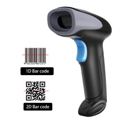 WODEMAX Portable Wired Android Bar Code Reader Handheld Qr Code 1D 2D Barcode Scanner for Superm ...