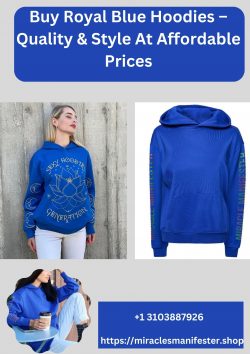 Buy Royal Blue Hoodies – Quality & Style At Affordable Prices