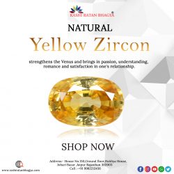 Buy Yellow Zircon Gemstone from RashiRatanBhagya at Best Price