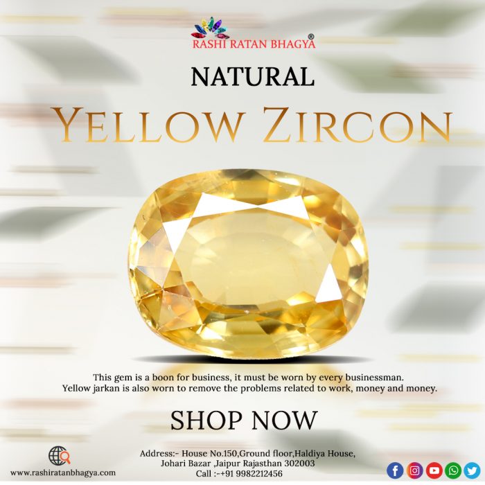 Buy Yellow Zircon Stone Online at Best Price