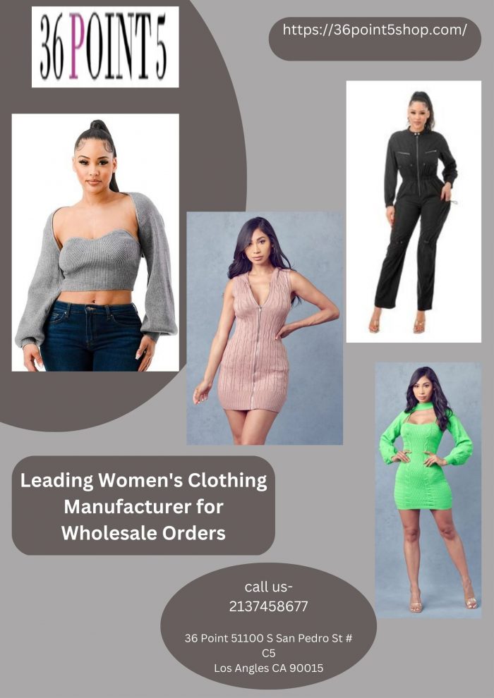 Leading Women’s Clothing Manufacturer for Wholesale Orders