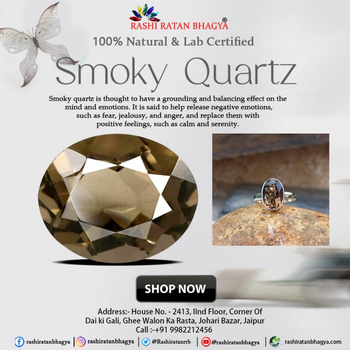 Shop Smoky Quartz Stone Online from Rashi Ratan Bhagya