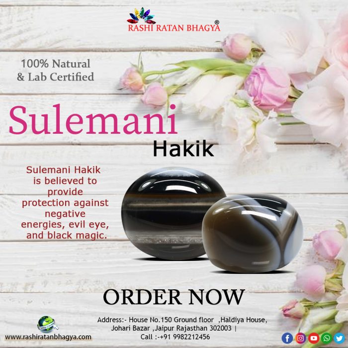 Shop Natural Sulemani Hakik Gemstone at Best Price