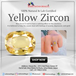 Shop Natural Yellow Zircon Stone Online At best Price