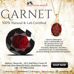 Buy Garnet Stone Online at Best Price from RashiRatanBhagya