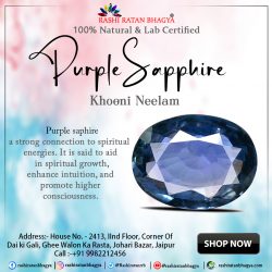 Buy Purple Sapphire Stone Online at Best Price