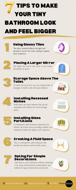 7 Tips to Make Your Tiny Bathroom Look And Feel Bigger