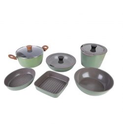 Imitation Pressure Cookware Pans green