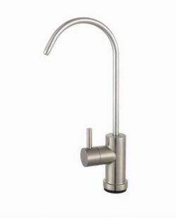 stainless steel brushed finished pure water tap