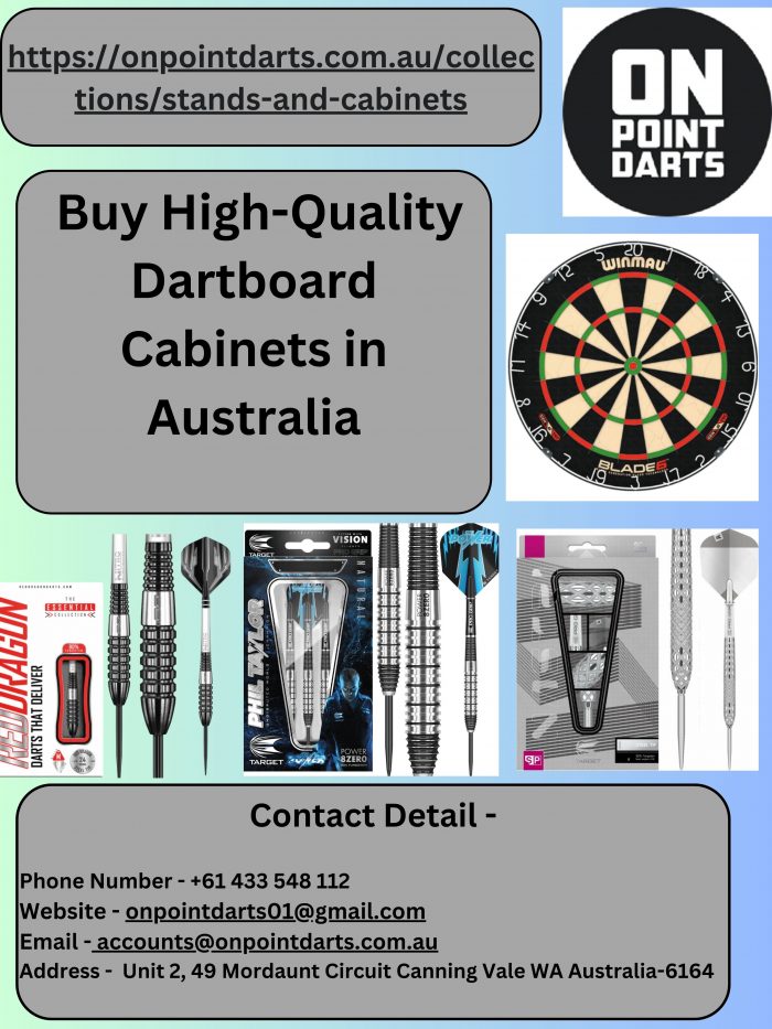 Buy High-Quality Dartboard Cabinets in Australia