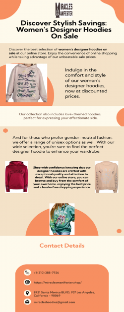 Discover Stylish Savings: Women’s Designer Hoodies On Sale