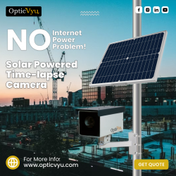 Solar Powered Construction Monitoring Time-lapse Camera