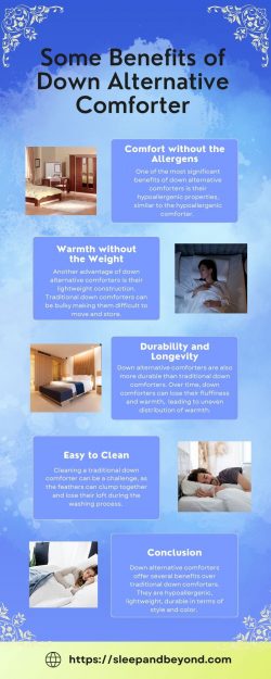 Some Benefits of Down Alternative Comforter