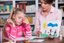 What are the key points while counselling a child?