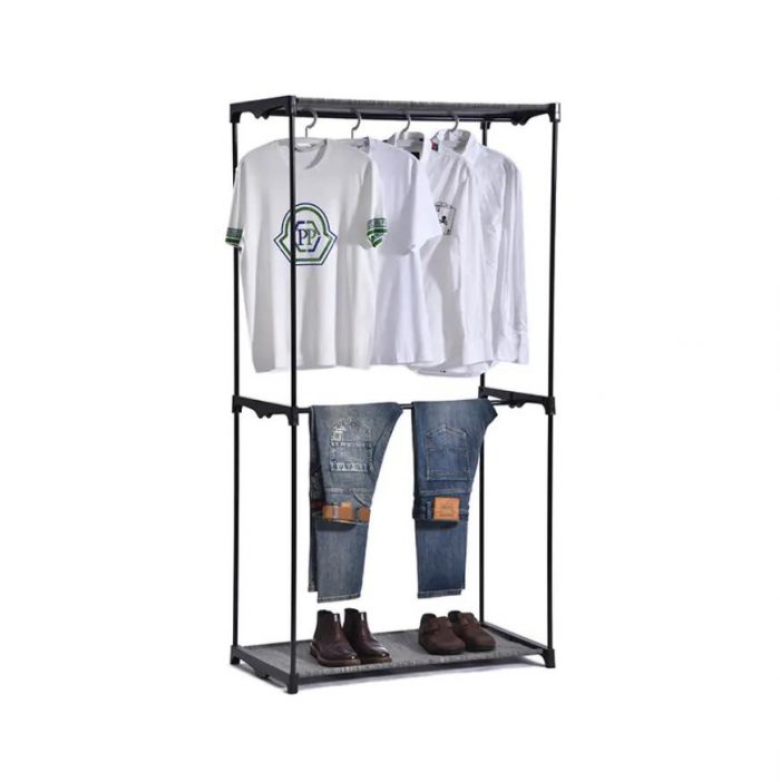 DIY Adjustable Freestanding Closet Clothes Rack