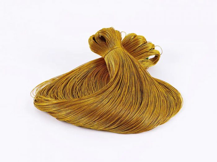 8 strands hang tag wire round gold wire 1mm gold wire Christmas gift packaging gold spring onion ...