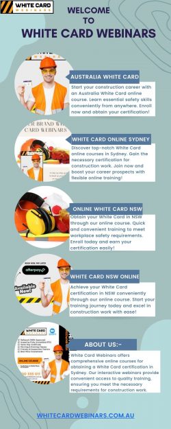 White Card Nsw Course Online