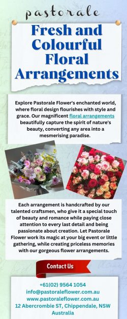 Fresh and Colourful Floral Arrangements