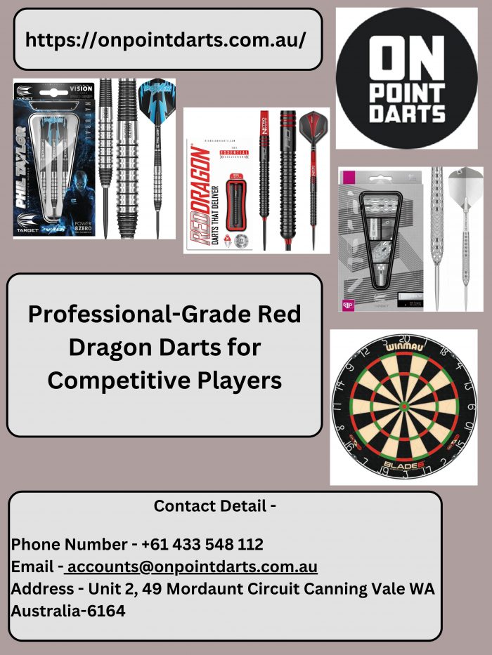 Professional-Grade Red Dragon Darts for Competitive Players