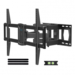 Full Motion TV Wall Mount for 42-82 Inch TVs, Low Profile, Fits 8″, 12″, 16″ S ...